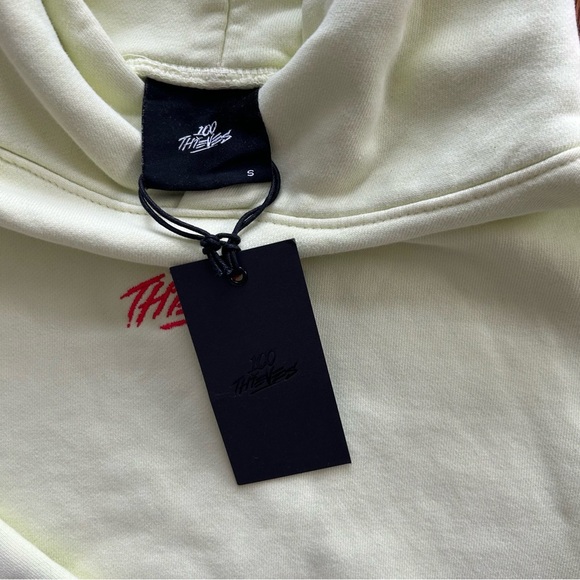 NWT 100 Thieves Enter Infinity Hoodie Lemonade Hoodie Men’s Small Pullover - Picture 9 of 12
